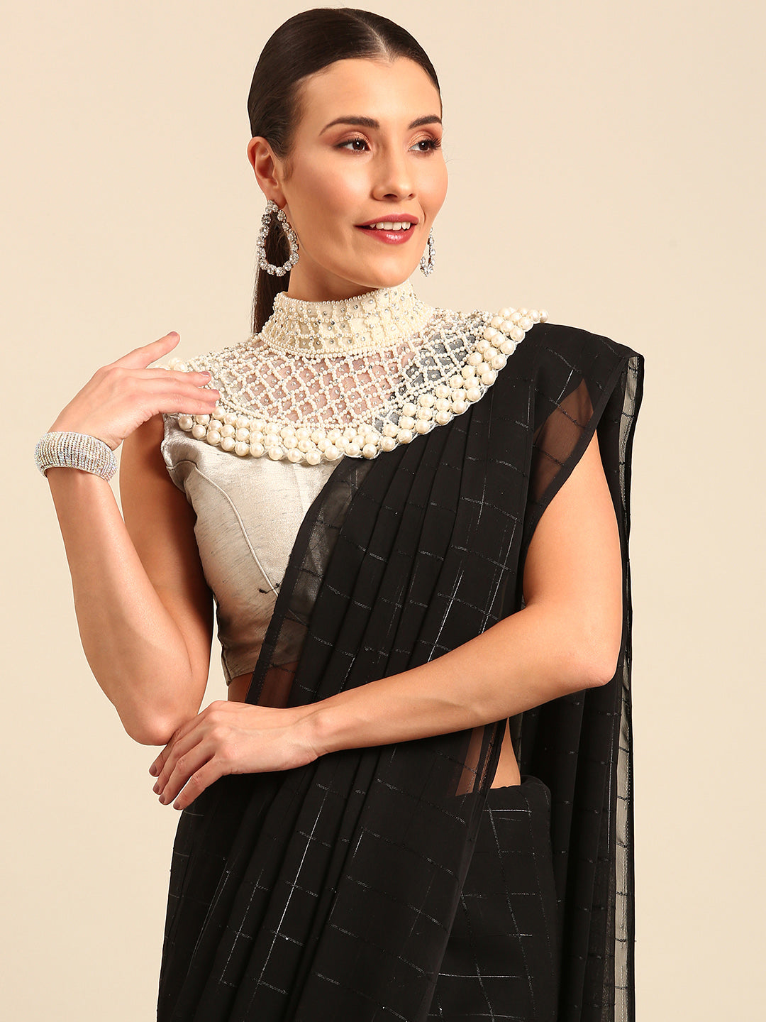 Elevate Your Silk Saree Look with Perfectly Matched Jewellery