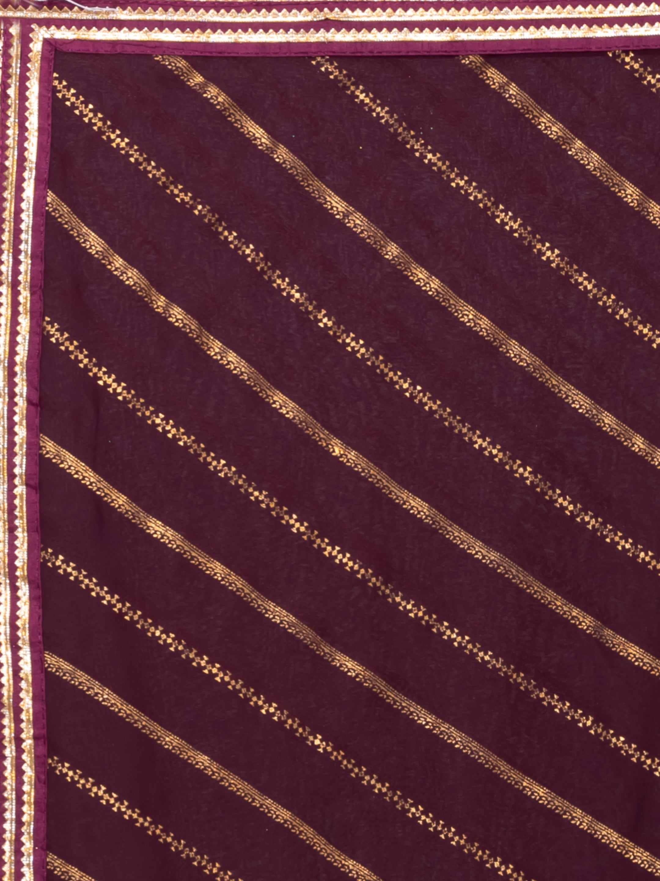 Wine Foral Saree in  Georgette fabric