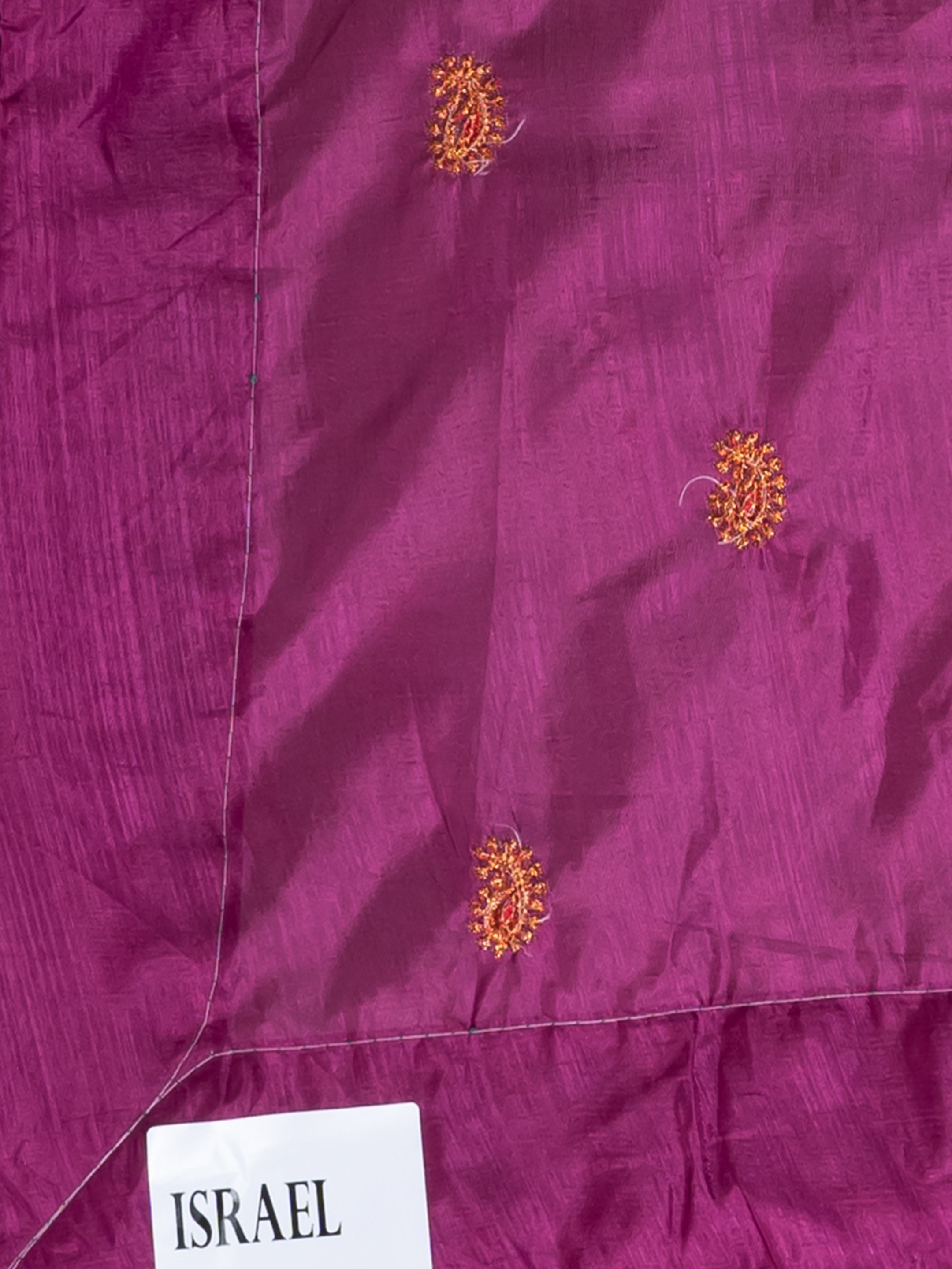 Kubera silk meena work saree – www.vannamayil.com