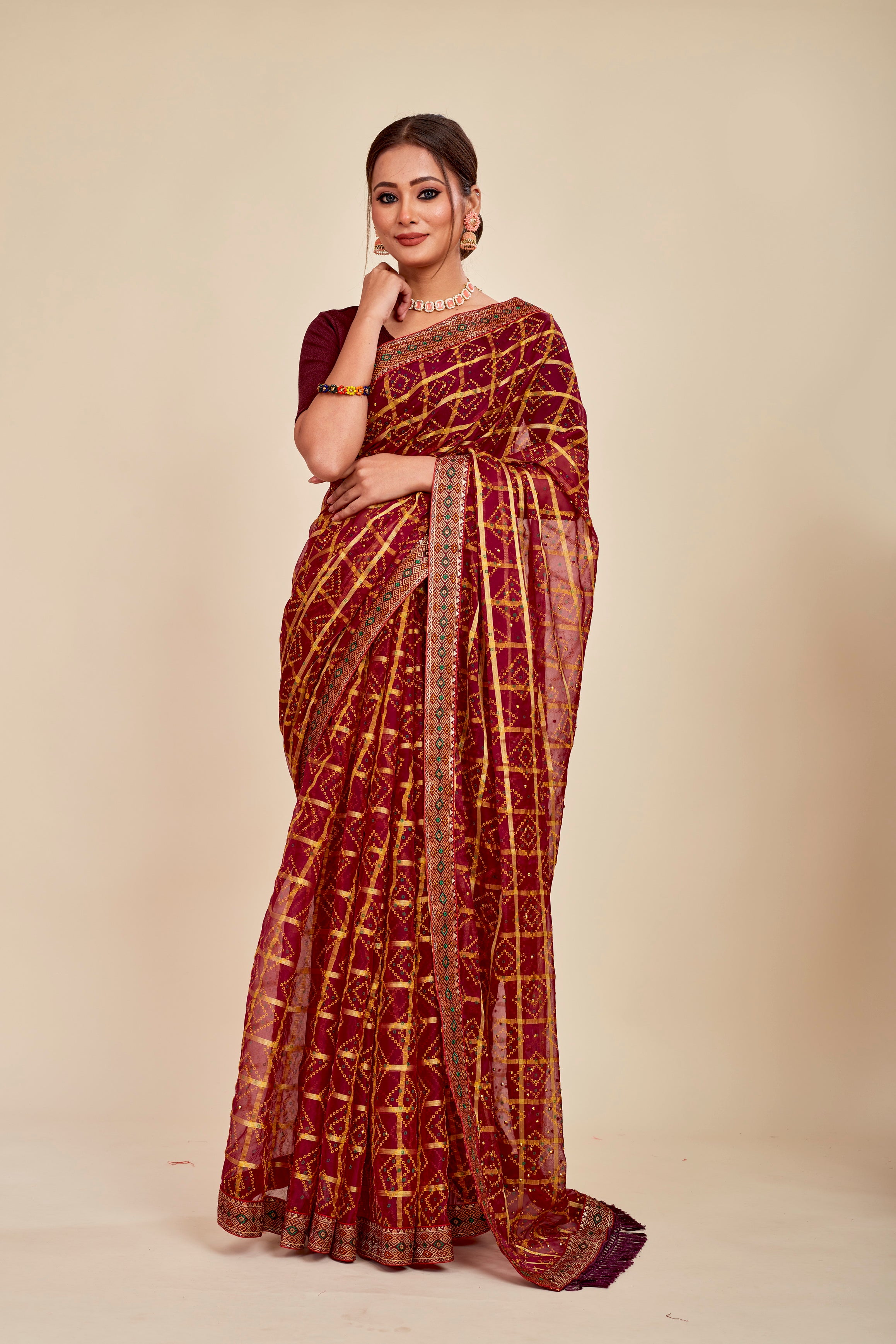 Bandhej Saree - Shop Latest Bandhani Saree Collection | Me99