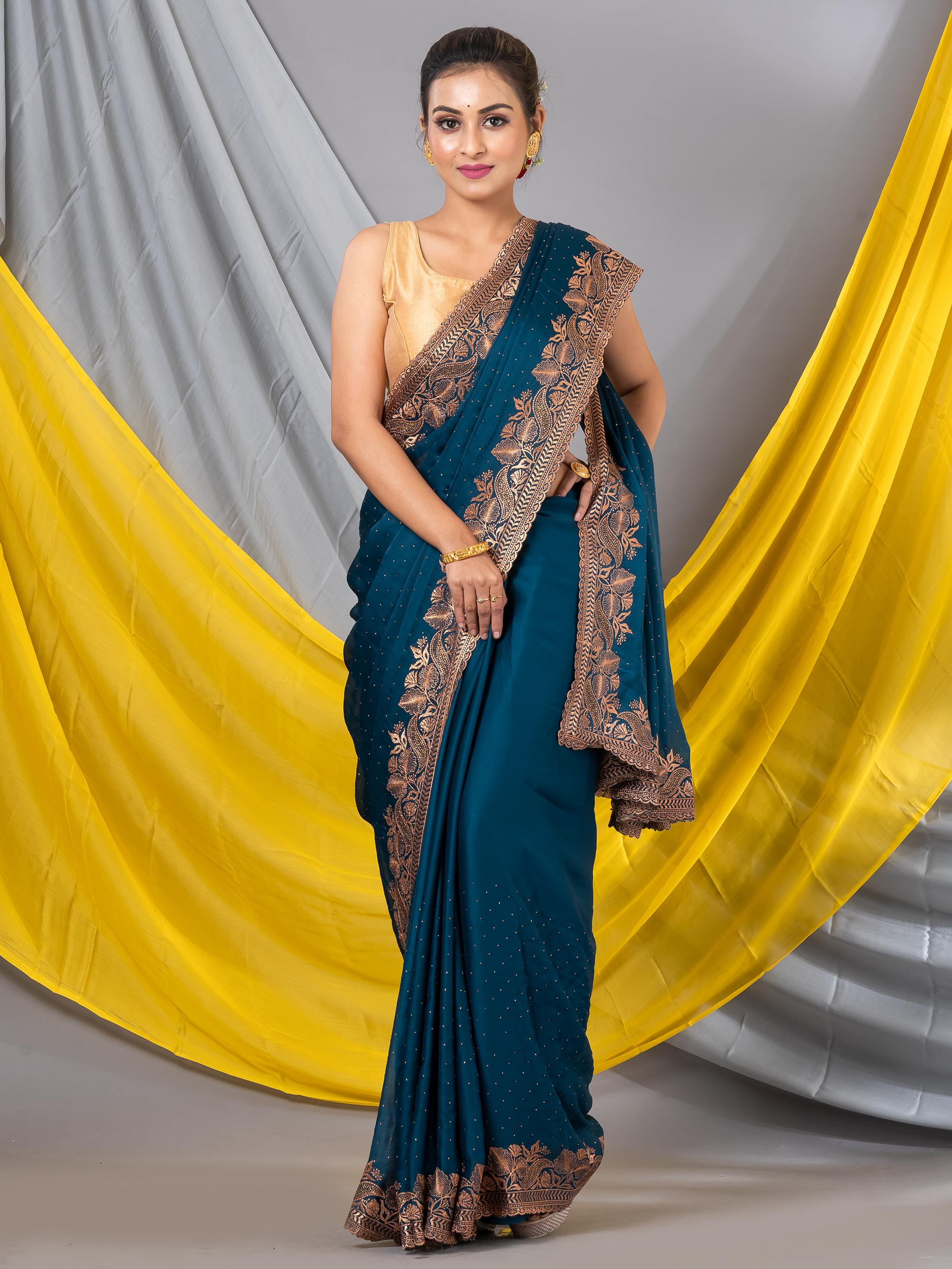 Buy Stylish Sarees Self Design, Printed, Woven Bandhani Jacquard, Art Silk  Pink, Orange Sarees Online @ Best Price In India | Flipkart.com