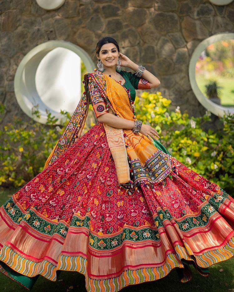 PRESENTING NEW DESIGNER PRINTED LAHENGA CHOLI