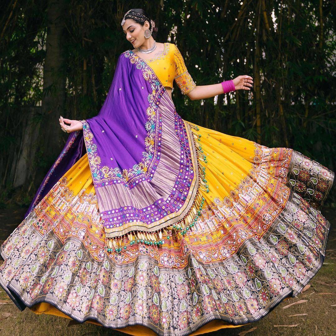 PRESENTING NEW DESIGNER PRINTED LAHENGA CHOLI